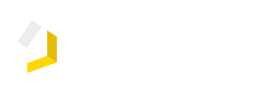 Logo Domini sur fond noir.