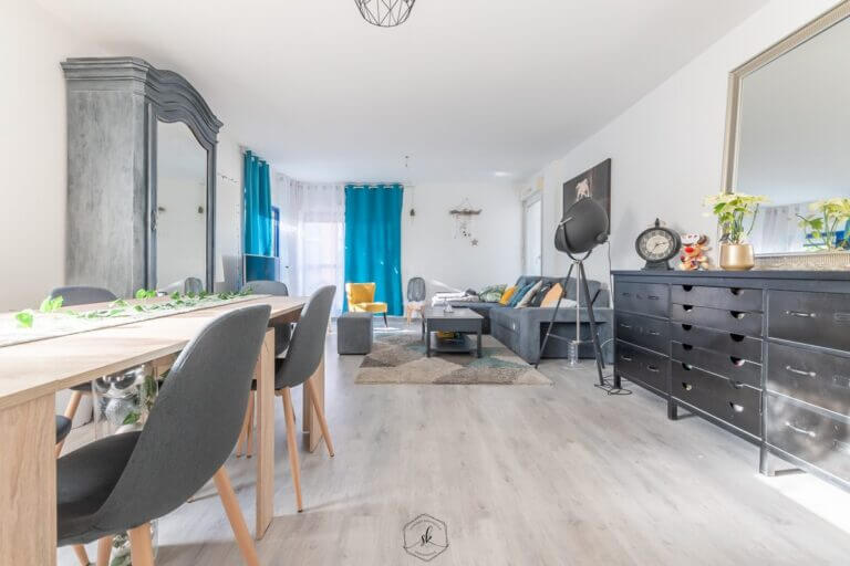 Appartement T3 RDC en résidence