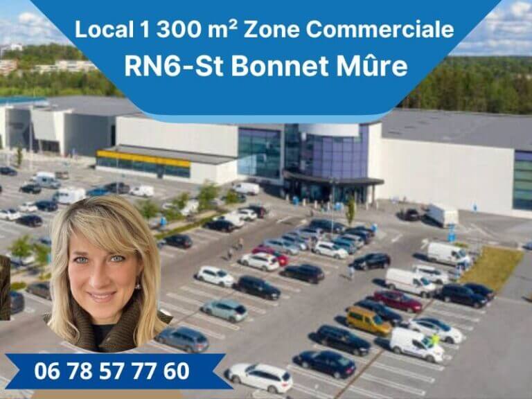 Local commercial 1 400 m²